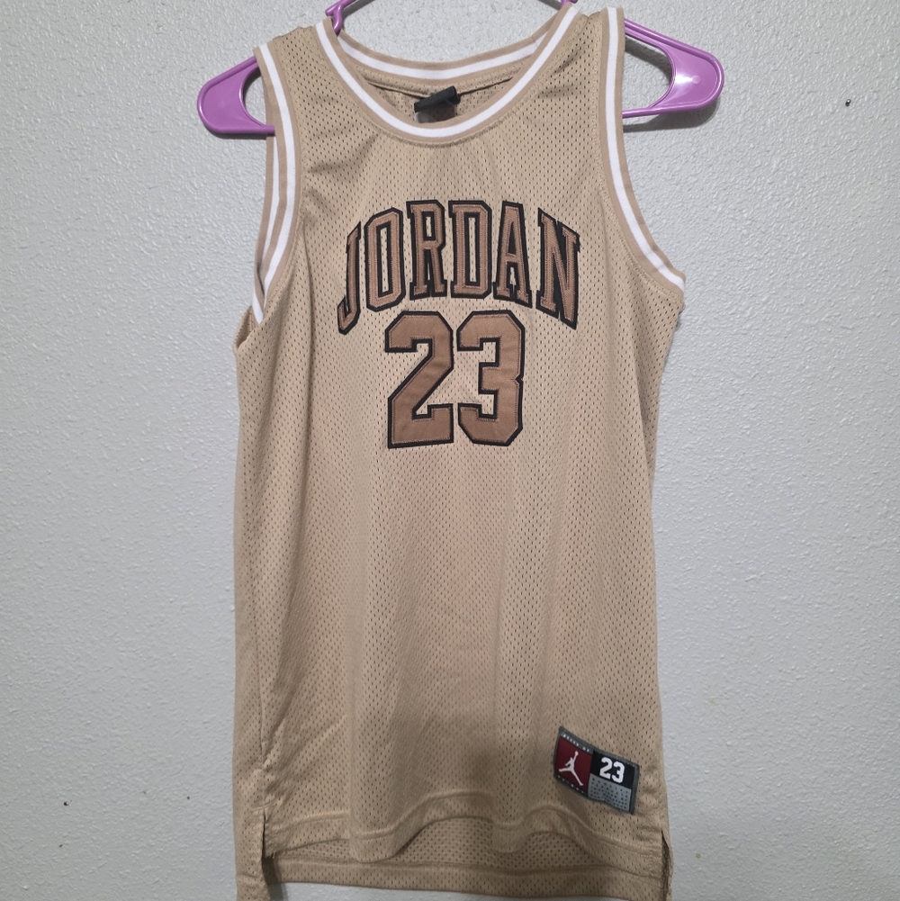 Jordan Tan Basketball Jersey